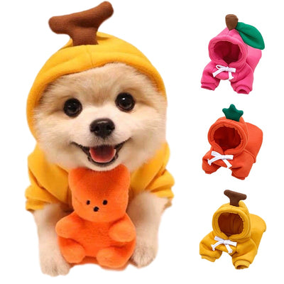Cute Fruit Dog Coat Hoodie - My Pets Today